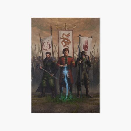 three Ta'veren Art Board Print