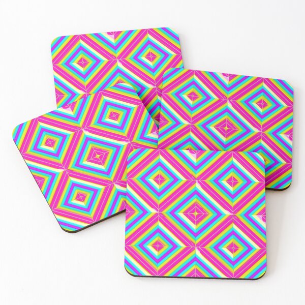 Item preview, Rainbow diamond ripple pattern designed and sold by Arcane  Adorable.