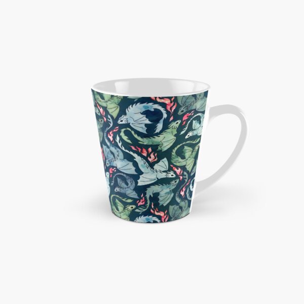 Item preview, Dragon fire dark blue & green designed and sold by adenaJ.