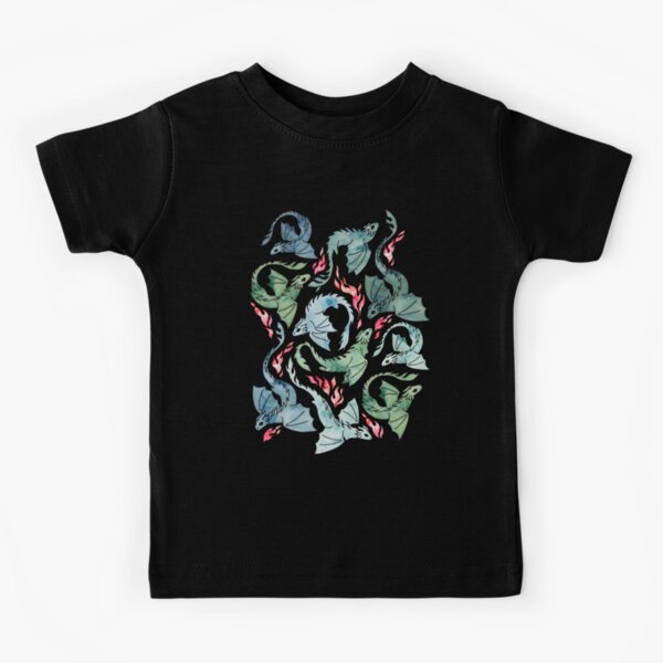 Item preview, Dragon fire dark blue & green designed and sold by adenaJ.