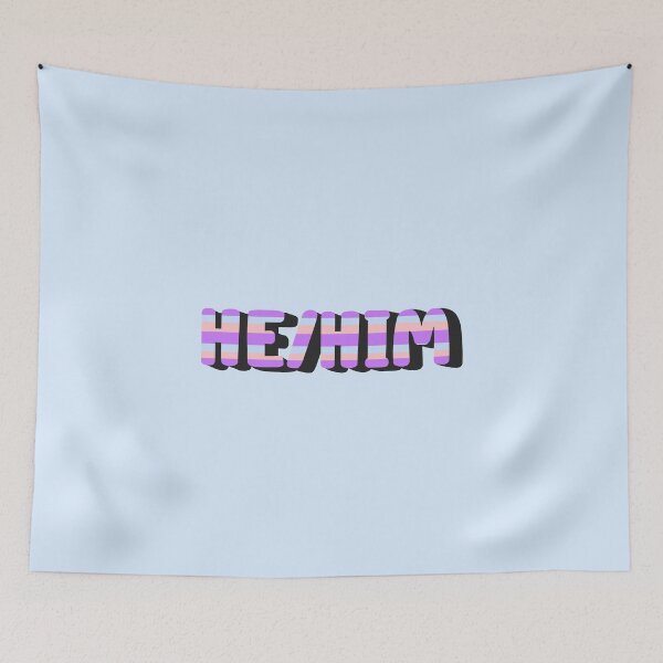 Item preview, Noinsexual Pride Flag He/Him Pronoun designed and sold by EuropaPrints.