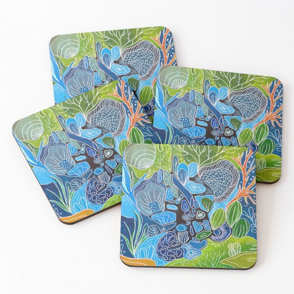 Item preview, Sea life abstract designed and sold by Jessie Cook.