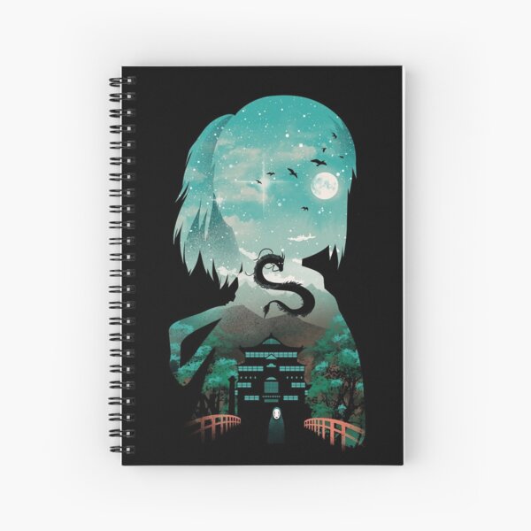 Silhouette Classic Anime Away Spiral Notebook