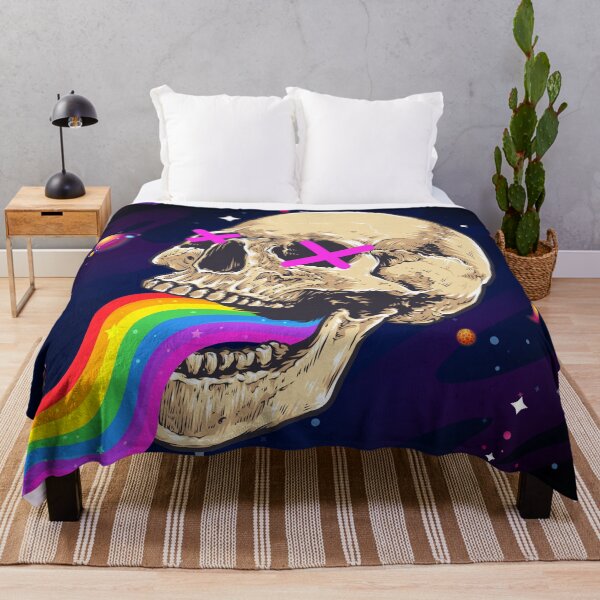 Item preview, Skull Rainbow Vomiit designed and sold by hempress.