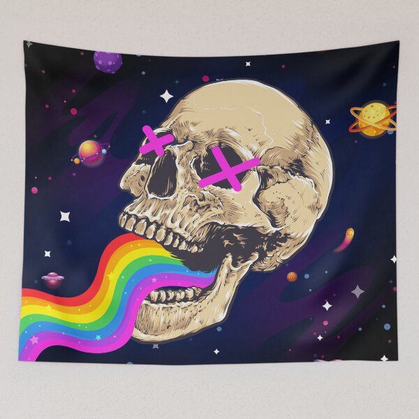 Item preview, Skull Rainbow Vomiit  designed and sold by hempress.