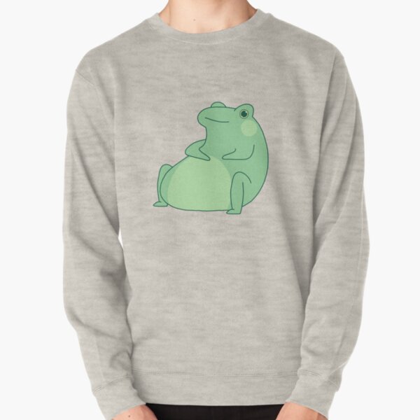 Frog Sitting Pullover Sweatshirt