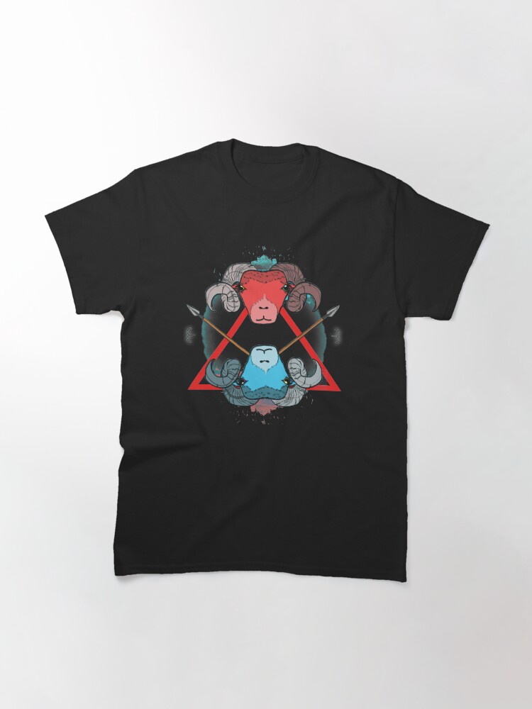 Alternate view of ZODIACVS ARIES Digitalart Classic T-Shirt
