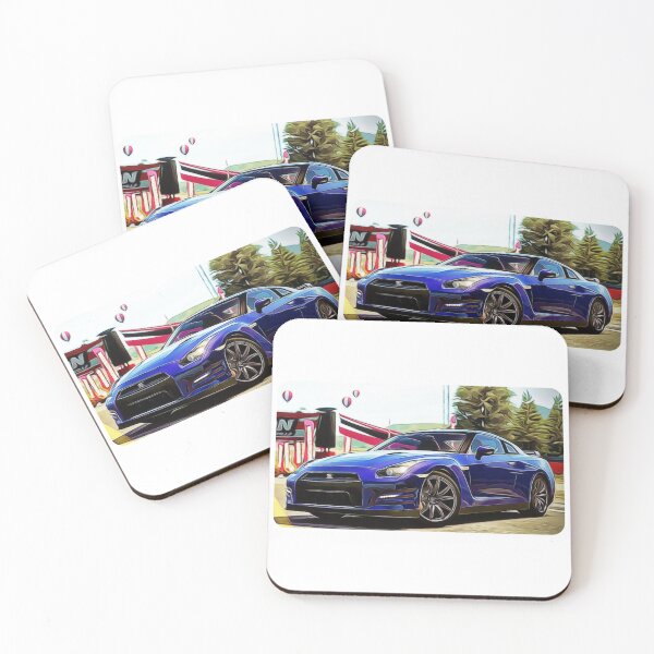 Item preview, GTR Cartoon Drawing Action Print designed and sold by Auto-Prints.