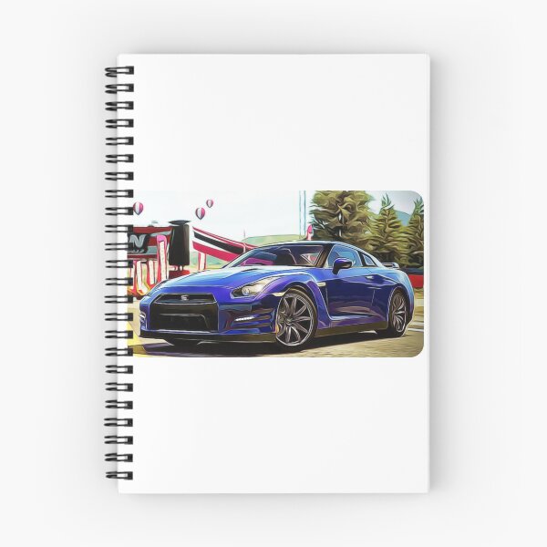 Item preview, GTR Cartoon Drawing Action Print designed and sold by Auto-Prints.