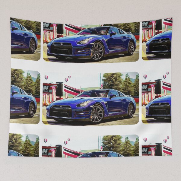 Item preview, GTR Cartoon Drawing Action Print designed and sold by Auto-Prints.