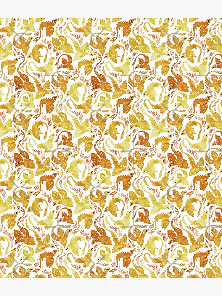 Thumbnail 3 of 3, Backpack, Dragon fire yellow designed and sold by adenaJ.