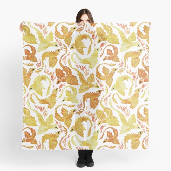 Dragon fire yellow Scarf