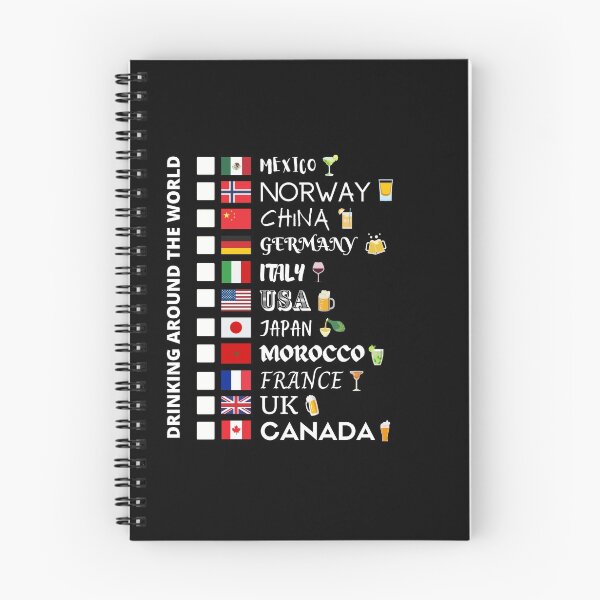 Item preview, WDW Drinking Around the World Checklist  designed and sold by morelando.
