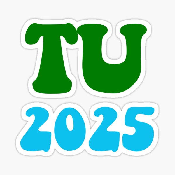 "tulane 2025 groovy sticker" Sticker by maliacampain Redbubble