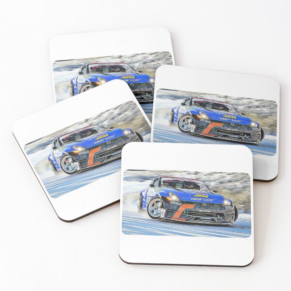 Item preview, 370z Drift Cartoon Drawing Action Print designed and sold by Auto-Prints.