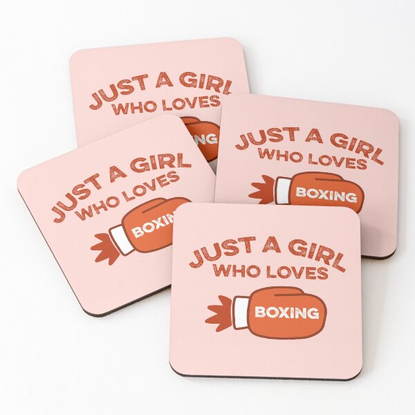 Item preview, Just A Girl Who Loves Boxing Fan Kickboxing Martial Arts MMA Jab Cross Punch designed and sold by gkao.