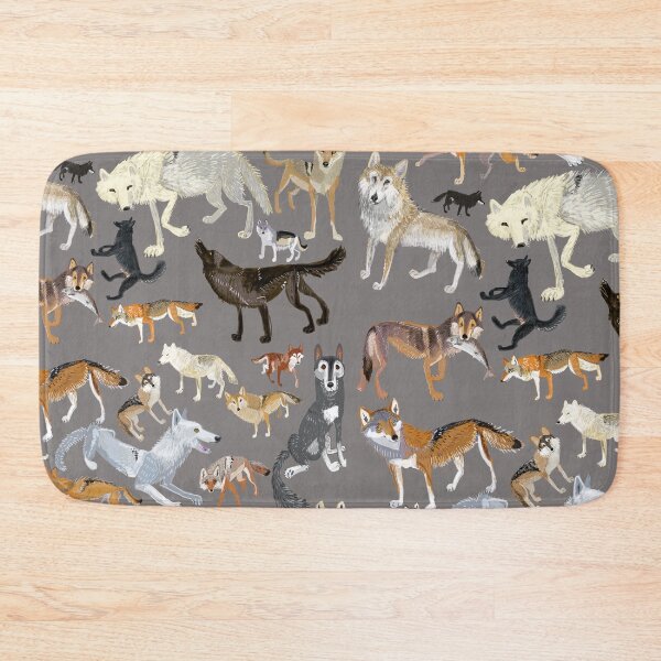 Item preview, Wolves of the world (Poster) designed and sold by belettelepink.