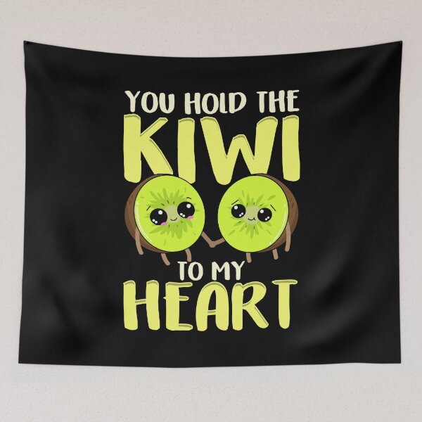 Item preview, You Hold The Kiwi To My Heart Cute Kiwis Fruit Pun designed and sold by perfectpresents.