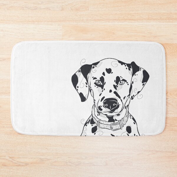Artikelvorschau, Schwarz-Weiß-Dalmatien entworfen und verkauft von Shymoon-Art.
