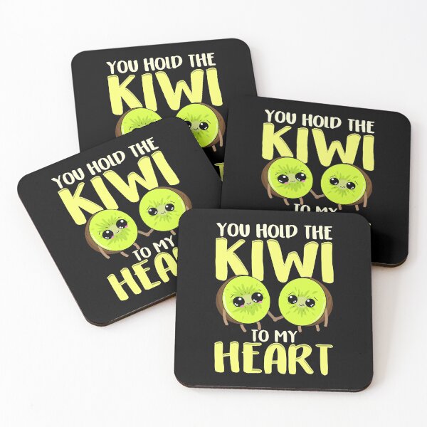 Item preview, You Hold The Kiwi To My Heart Cute Kiwis Fruit Pun designed and sold by perfectpresents.
