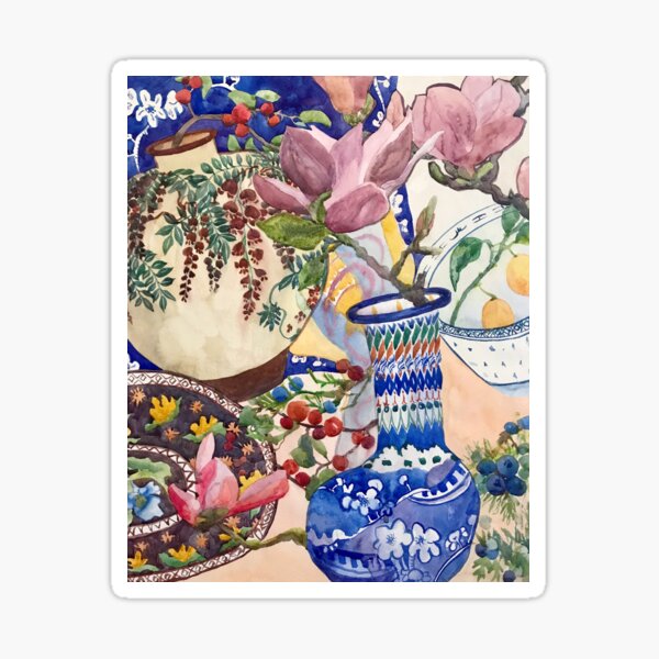 Watercolor decorative pattern Sticker