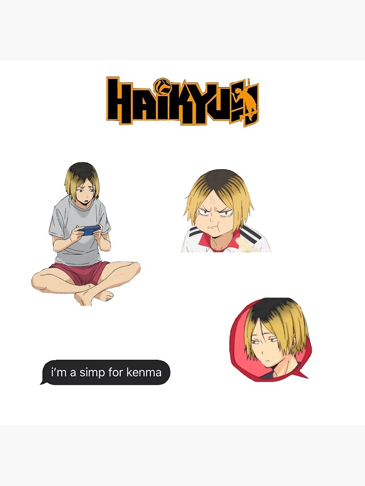 Haikyuu Kenma Sticker Pack Poster For Sale By Akifandy Redbubble 9857