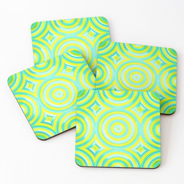 Item preview, green and blue Rainbow ripple pattern designed and sold by Arcane  Adorable.
