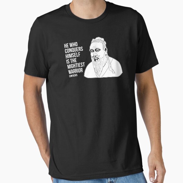 Item preview, Confucius Inspirational Quote He Who Conquers Himself product designed and sold by jakehughes2015.