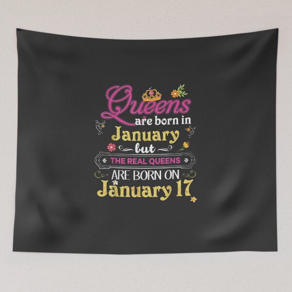 Item preview, Queens Are Born In January But The Real On 17 17Th Birthday designed and sold by Kathryn34.