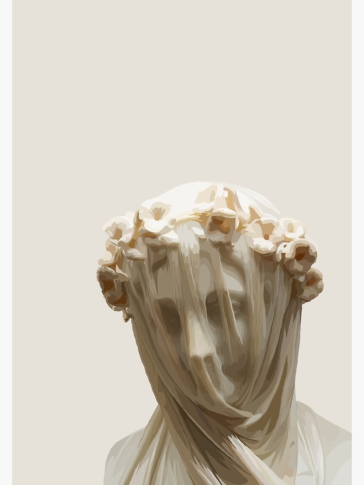 "Veiled Woman Statue Pride and Prejudice neutral" Poster for Sale by ChaCharl0tte Redbubble