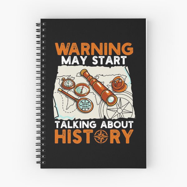 Item preview, Funny Warning May Start Talking About History Pun designed and sold by perfectpresents.