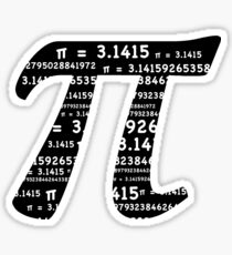 Pi Day Graphic Symbol Sticker