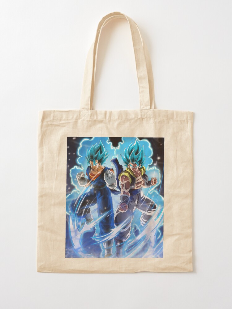 Blue Vegito & Blue Gogeta Drawstring Bag by thomasDten-Art