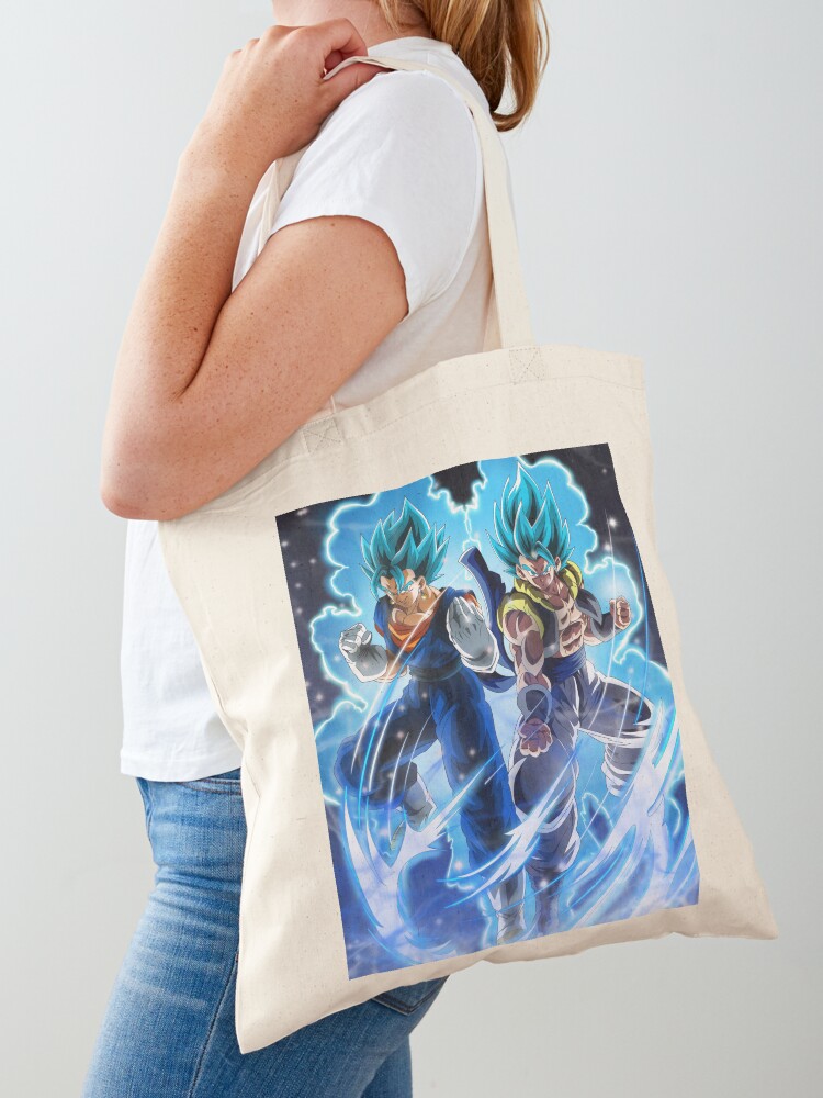 Blue Vegito & Blue Gogeta Drawstring Bag by thomasDten-Art