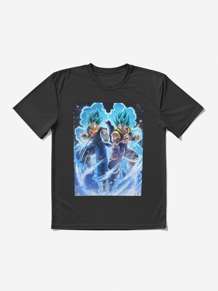 Blue Vegito & Blue Gogeta Active T-Shirt by thomasDten-Art