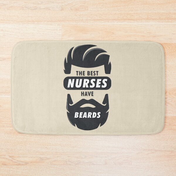 Item preview, The Best Nurses have Beards designed and sold by Chaotic Neutral.