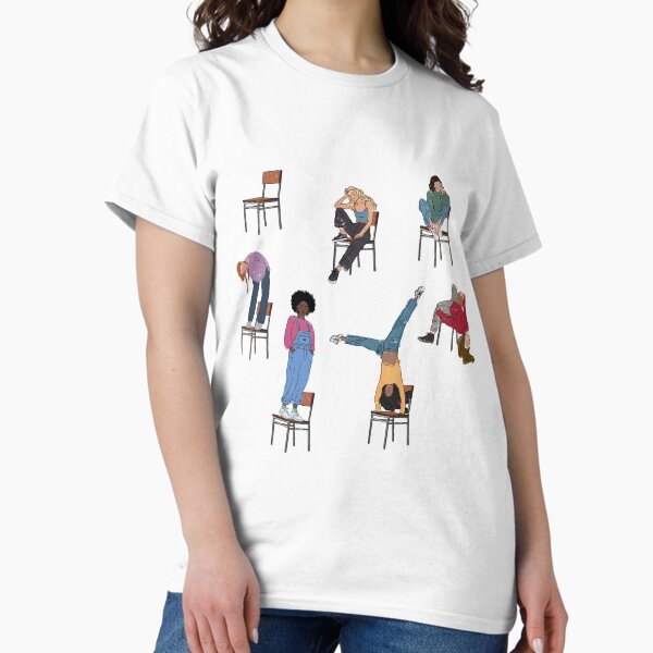 Item preview, sitting in chairs wrong squad designed and sold by art-by-indiana.