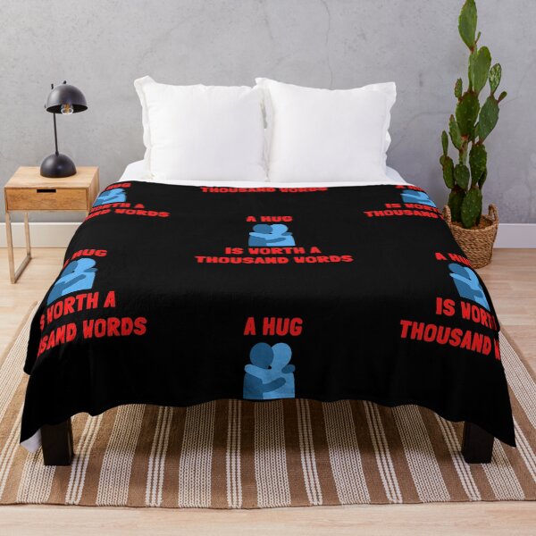 Item preview, A HUG IS WORTH A THOUSAND WORDS - PUN ON PICTURE SAYING designed and sold by Awesome & Affordable.