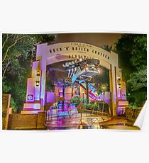Póster Puerta Rock 'n Roller Coaster