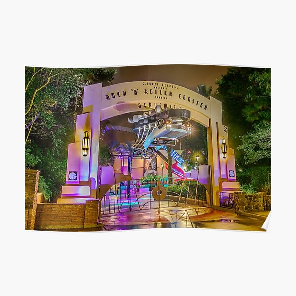 Rock 'n Roller Coaster Gate Poster