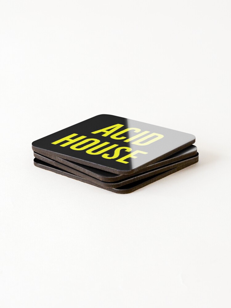 Thumbnail 4 of 5, Coasters (Set of 4), Acid House designed and sold by RolikaPod.