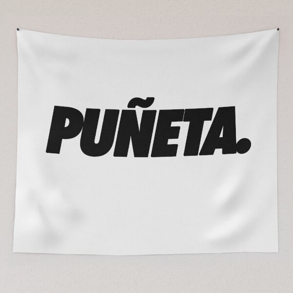 Item preview, Pegatina con el logotipo de Puñeta designed and sold by Stickertrap.