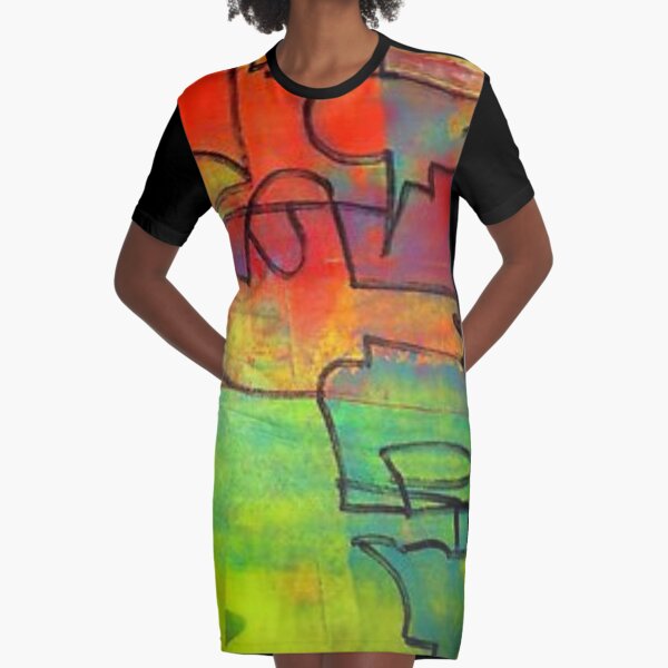 The Grass Is Greener Graphic T-Shirt Dress