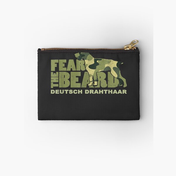 Item preview, Fear The Beard - Camo Deutsch Drahthaar Hunting Dog designed and sold by JanetMo2.