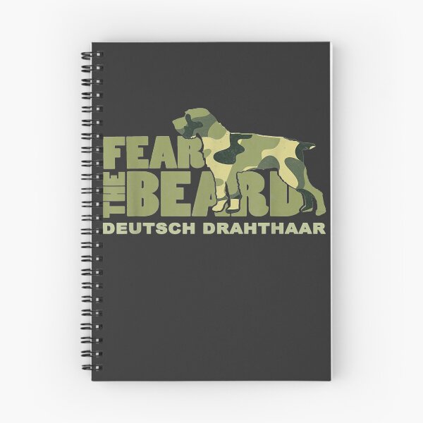 Item preview, Fear The Beard - Camo Deutsch Drahthaar Hunting Dog designed and sold by JanetMo2.