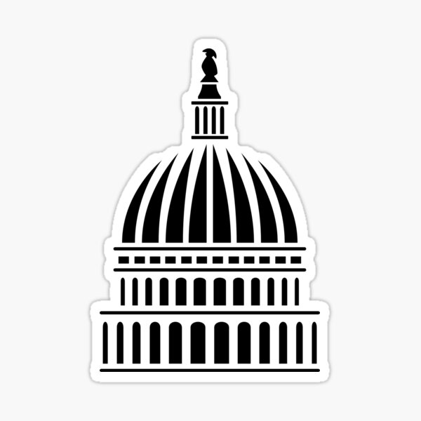 Washington D.C. Capitol Building Dome Sticker
