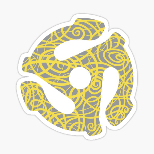 Pantone 45RPM Record Adapter Sticker