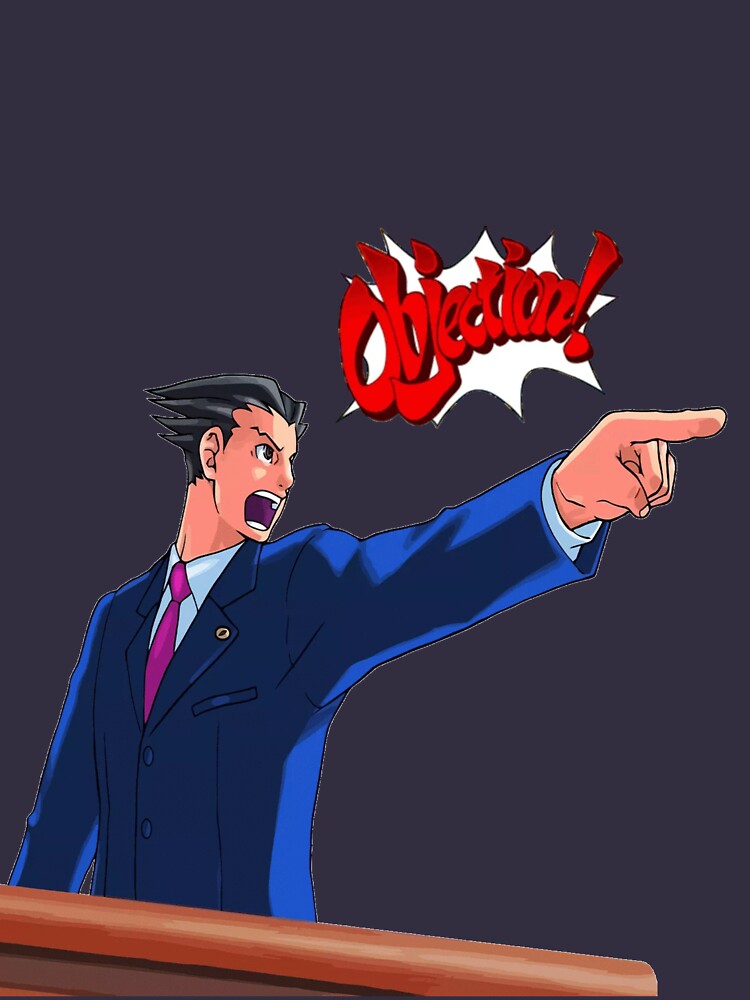 "Phoenix Wright Objection" T-shirt by MEai | Redbubble