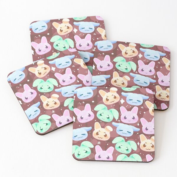 Item preview, Bunny Mochi Pattern-Brown designed and sold by PocketShadow.