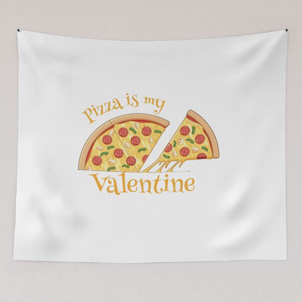 Item preview, Pizza is my valentine designed and sold by bhaktishendkar.
